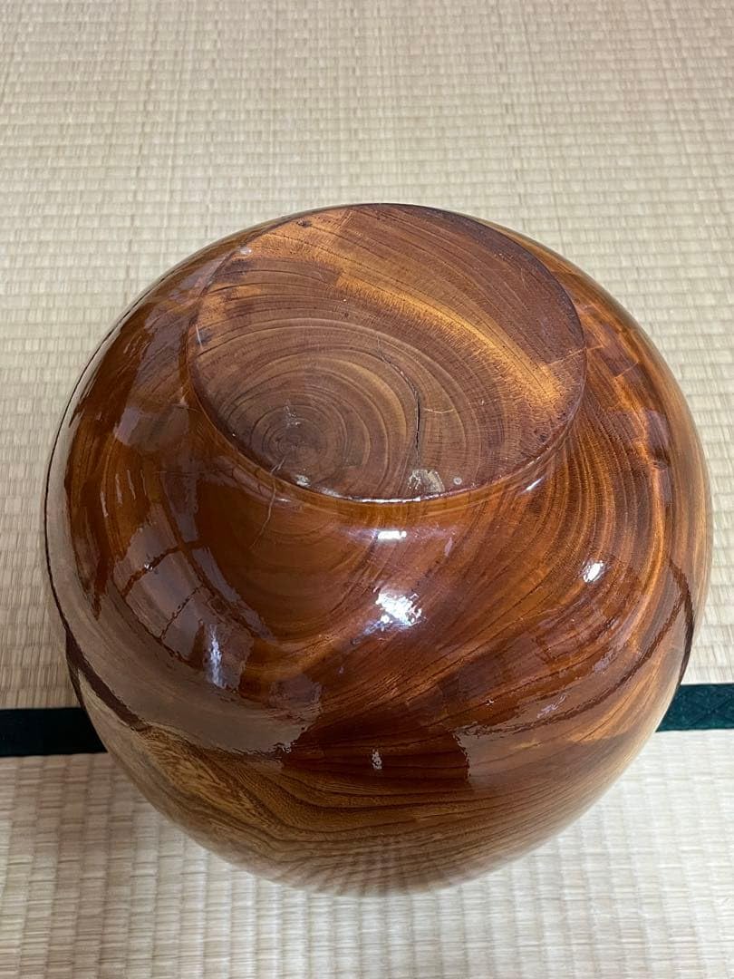 【未使用・価格交渉可】けやきくり抜き製法　花瓶　花立て　　花器　和雑貨　天然木 Amazon.co.jp: けやきくり抜き製法 花瓶 花立て 花器 和雑貨 天然木